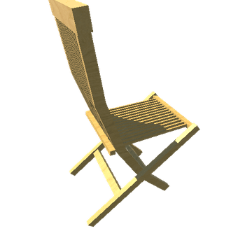 Oriental Exterior Wood Chair